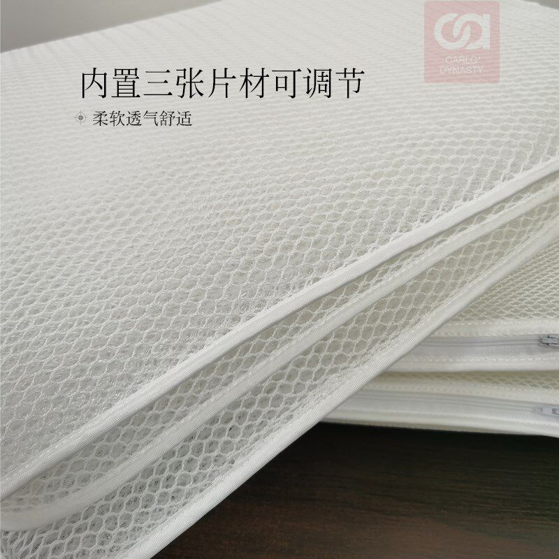 家用枕头成人可机洗夏季枕芯易干镂空网眼透气3D枕可调节高低拆卸