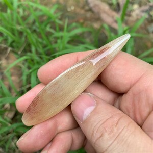 长8CM豆豆柄牛羊角钩针柄毛衣勾针微钩蕾丝手钩编织工具手工 定做
