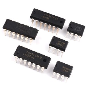 LM324N 358P 318 258 224 348 2904运放运算放大器芯片8DIP14直插