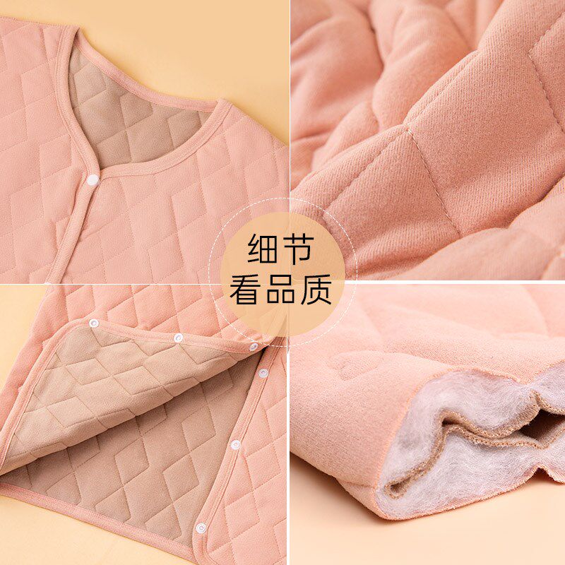 冬季居家外套女棉衣加绒三层夹棉内搭校服神器内胆上衣开衫棉服