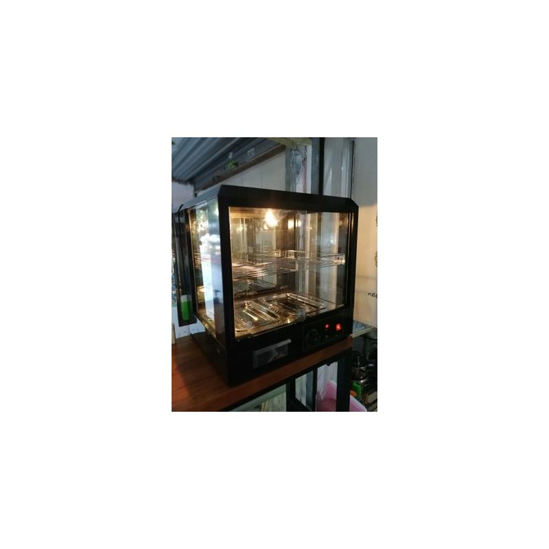 商用食品保温柜不锈钢蛋挞保温柜自动恒温熟食展示柜挂烤鸭专用三