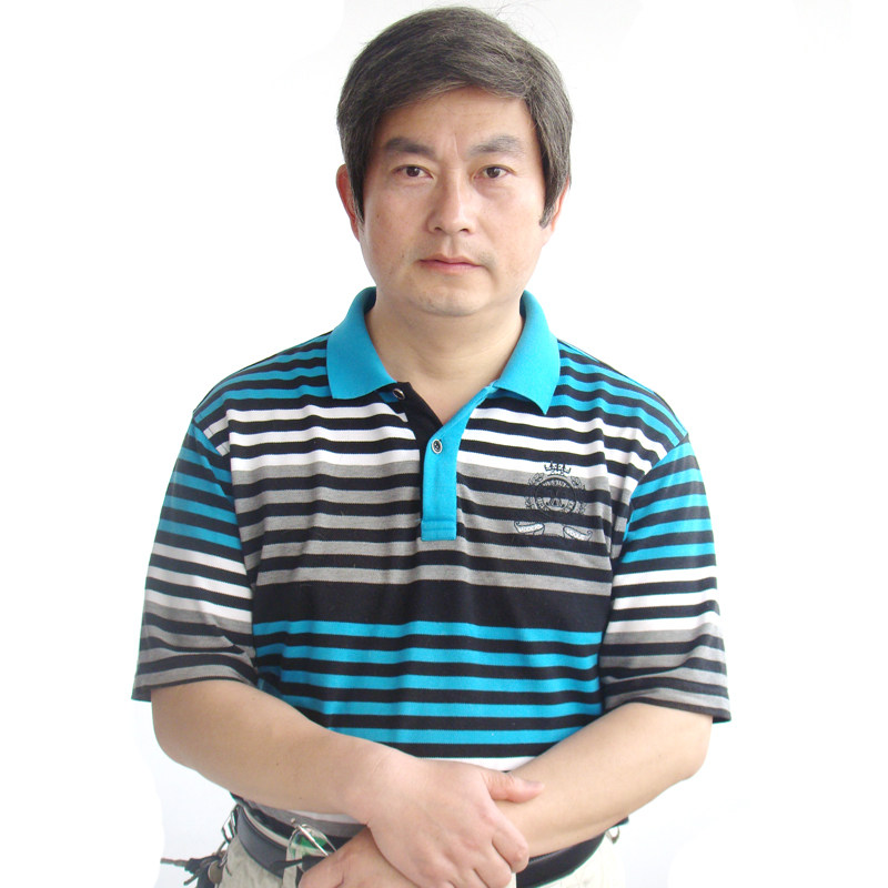 父亲节中老年假发真发男士假发老年人假花白短发中年整顶假发