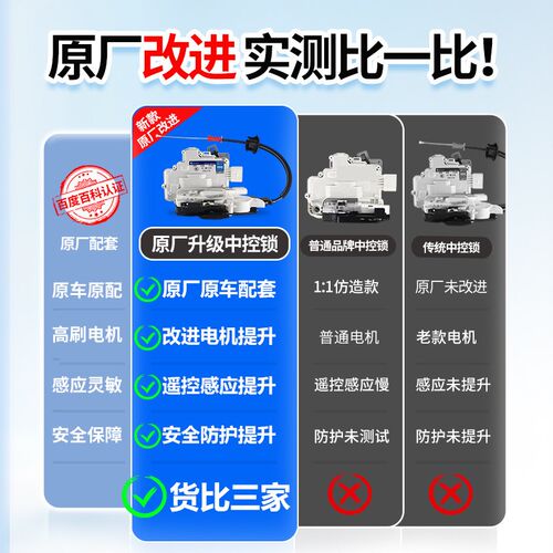 适配奥迪A8D4A7C7PA4XLA4LB9 A6LC8S C8W A8 D5S中控锁块车门锁块