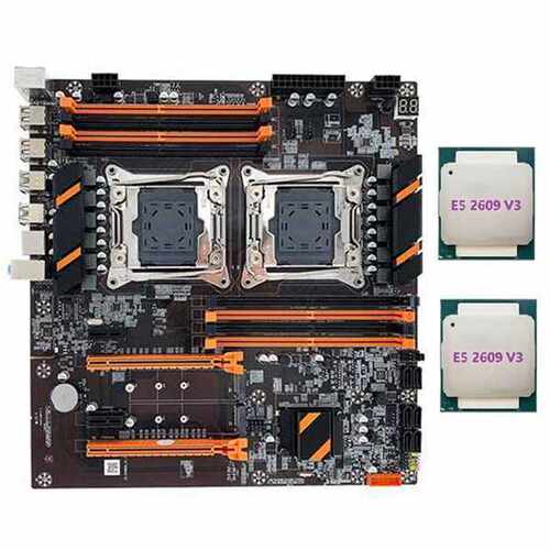 X99T主板2011-3台式机ECC服务器DDR3 X99 E5 2666v3 2678V3V4