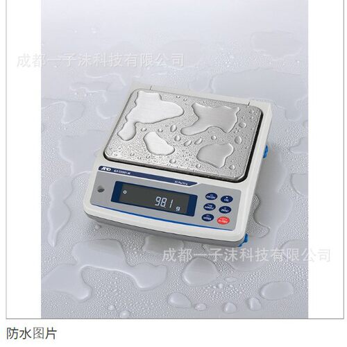 日本AND防尘防水中等重量电子天平GX-12001M