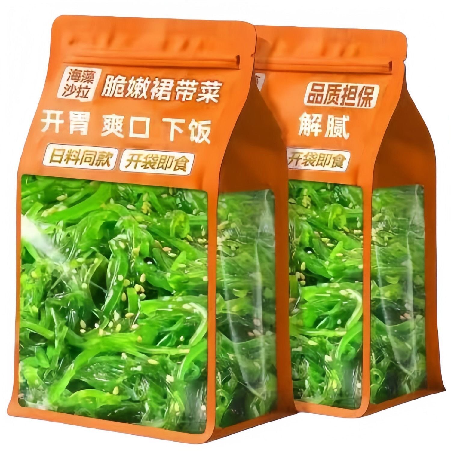 即食裙带菜梗丝日式海藻沙拉小袋爽口下饭海白菜丝海藻海带咸菜