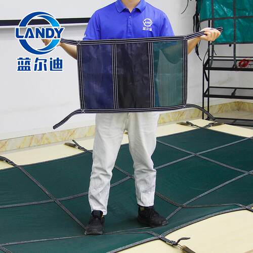 PP材质游泳池保温盖遮雨布可站人 防尘泳池防护罩保温布厂家供应