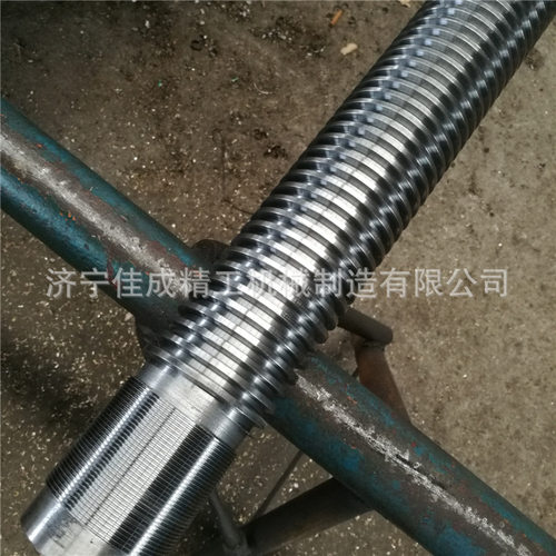 大型机床丝杆加工定制Tr70T80T90T100T120正反牙传动精密梯形丝杆
