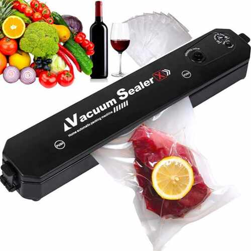 现货VACUUM SEALER厨房家用抽真空小型食品自动真空封口机塑封机