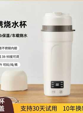 电热杯小型迷你便携式烧水壶办公室旅行加热保温电热水杯包邮