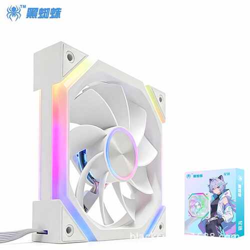 现货 v9pro电脑机箱风扇ARGB神光同步PWM温控12CM一年质保