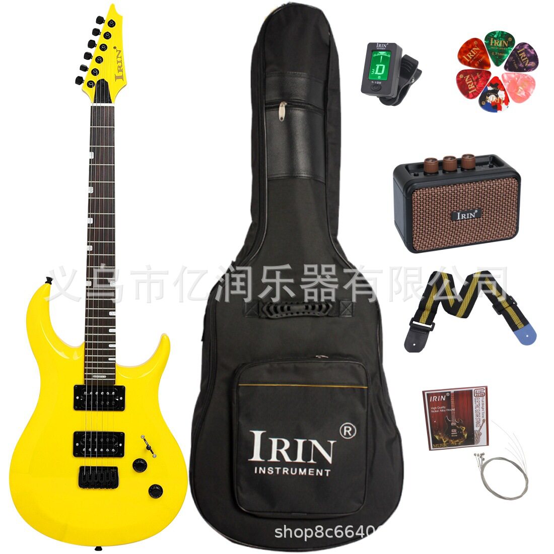 爱润24品电吉他自带双双拾音器专业演奏级电吉他套装摇滚弹拨乐器