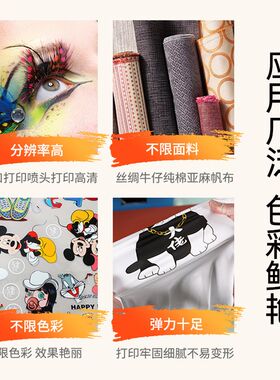 双头A3DTF白墨柯式烫画打印机服装T恤图案数码印花热转印衣服机器