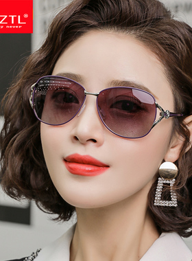 新款太阳镜女防紫外线太阳眼镜圆脸显瘦女士墨镜潮韩版偏光镜大脸