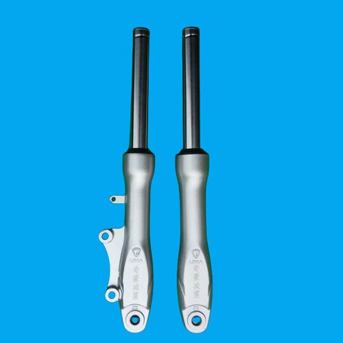 立马电动车碟刹前减震75mm孔距27管380mm长避震器