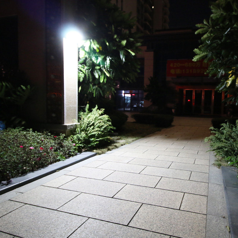 太阳能灯户外防水人体感应壁灯家用庭院灯超亮LED铝合金遥控路灯