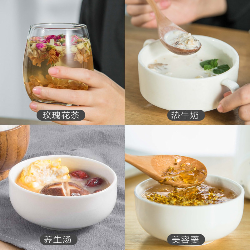 养生杯旅行烧水电热杯办公室迷你陶瓷电炖杯煮粥杯热水加热牛奶杯