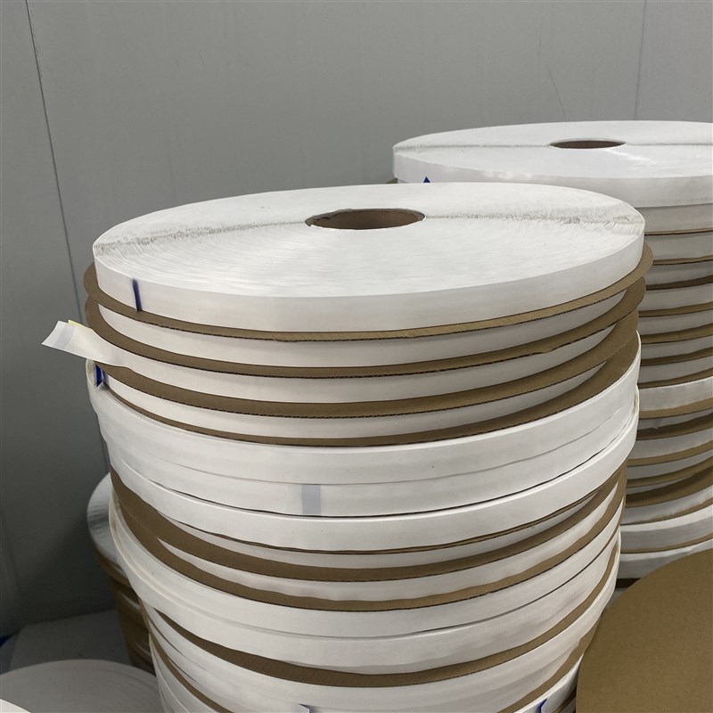 7500m白膜破坏胶带双面热熔胶自粘快递袋保温气泡袋封口高粘破袋图片
