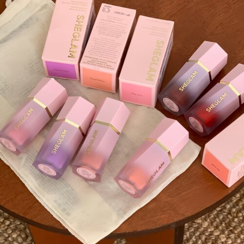 少女总裁同款~06现货sheglam液体腮红防水持久新手友好腮红膏