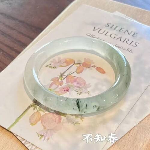 超仙白月光手镯小众古风设计清透