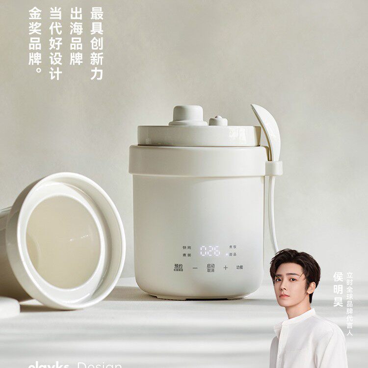 olayks立时微压电炖盅家用迷你小型电炖锅炖汤锅煮粥电饭锅煮饭煲
