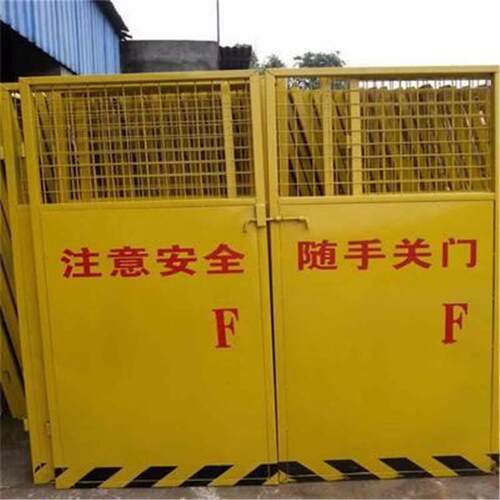 施工电梯门 电梯井口门 工地电梯门升降梯电梯层门厂家