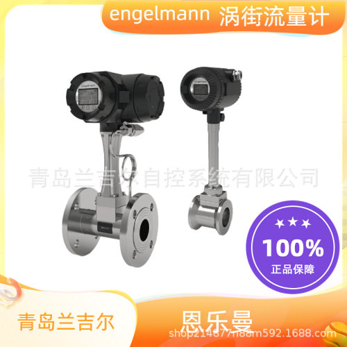 恩乐曼一体式涡街流量计EM9600含温差补偿RS4854-20mA