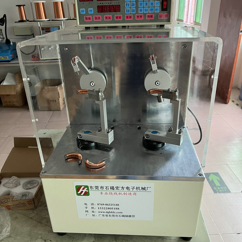 厂家供应立式自动双轴半圆飞叉式绕线机双轴自动排线扎线绞线机图片