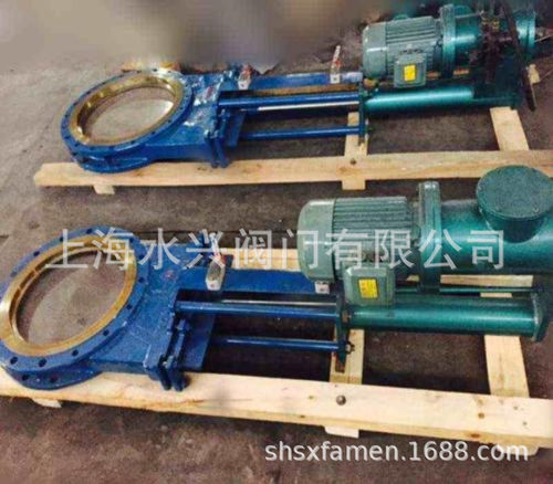 PZ273F-10C电液动刀闸阀 电液动浆液阀 电液动耐磨刀闸阀