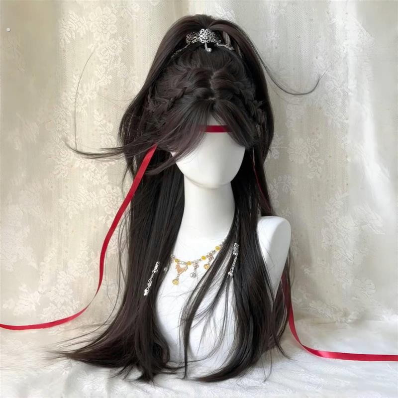 假发女新中式高层次长直发汉服仙侠古装少年感古风日常万用全头套