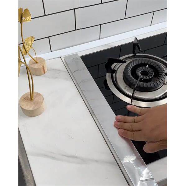 厨房防油贴纸墙边美缝贴条自粘防水封边灶台水槽边缘缝隙防霉贴纸