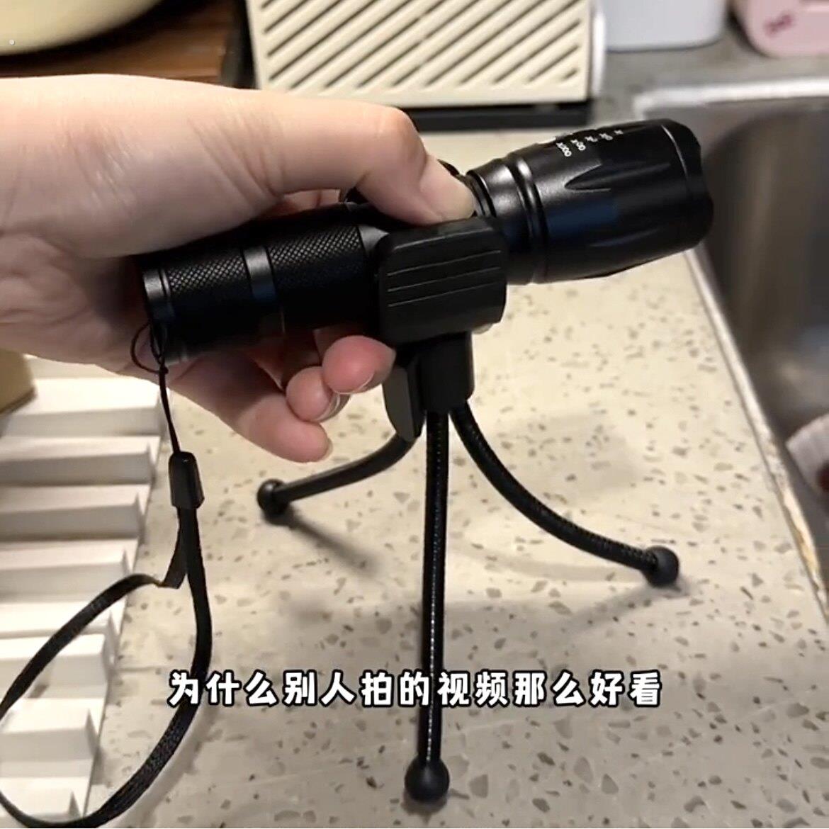 拍摄补光手电筒可手持伸缩变焦氛围灯聚光筒录像摄影灯拍视频神器