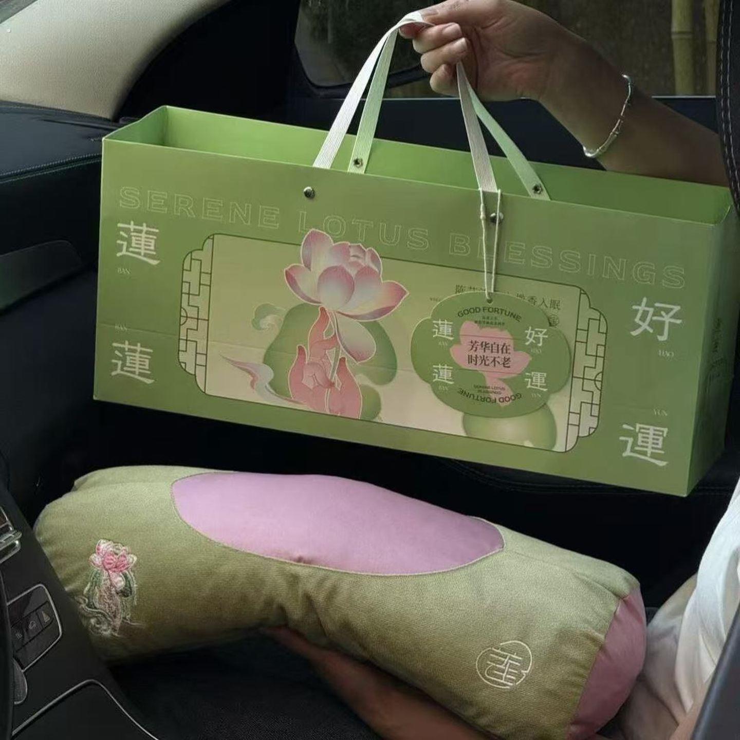 送妈妈的贴心礼物护颈枕养生艾草枕头四季款安睡荞麦枕母亲节礼物