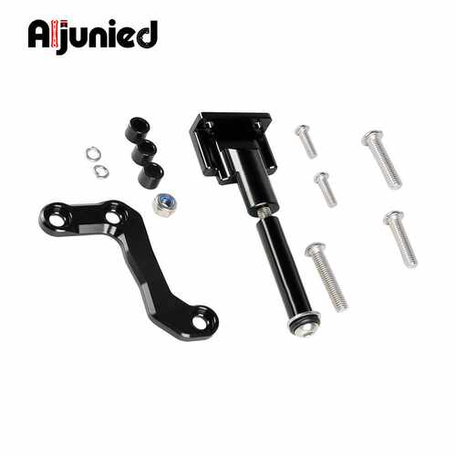 适用于雅马哈MT03改装钛尺方向阻尼器支架防甩头固定支架码配件