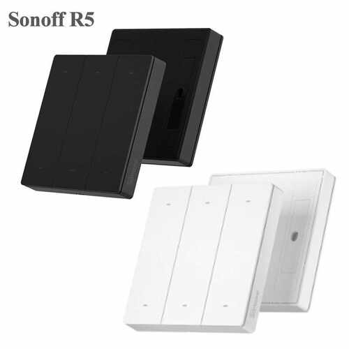 SONOFF R5智能情景开关遥控器易微联智能家居墙壁开关按键黑色白