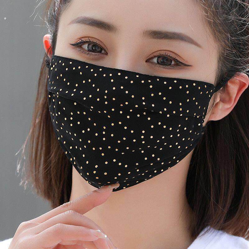 成人女款防晒口罩女夏季新款雪纺潮款遮脸轻薄透气护脸塞入式口罩