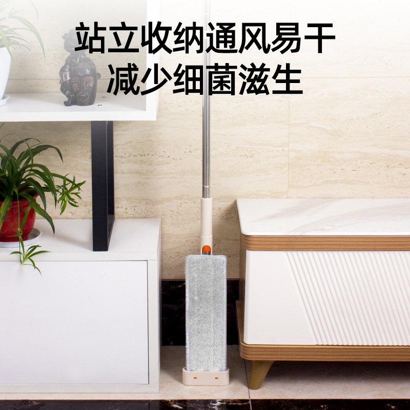 免洗拖把2025新款懒人地拖平板拖免清洗排拖吸水拖布家庭脱水拖怕