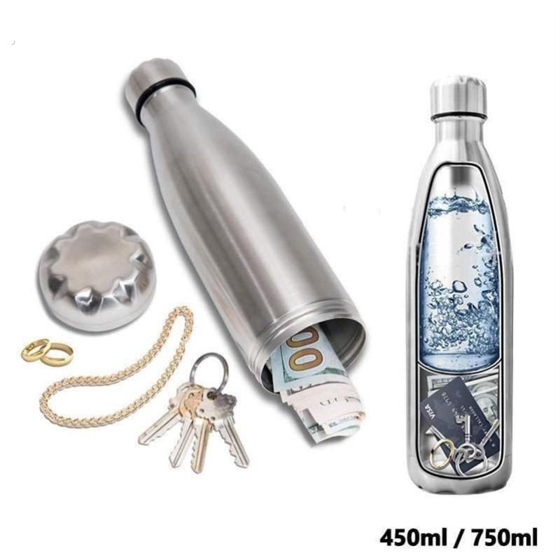 藏钱水杯私人钱箱水瓶安全转移藏匿罐容器暗格储物收纳保温杯水壶
