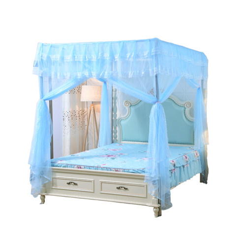 全方管整支不拼接蚊帐支架杆加粗加厚钢管不锈钢家用1.51.8米固定