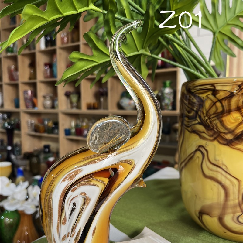 卡罗尔 Z大象合集手工琉璃摆件创意家居桌面装饰品可爱礼物