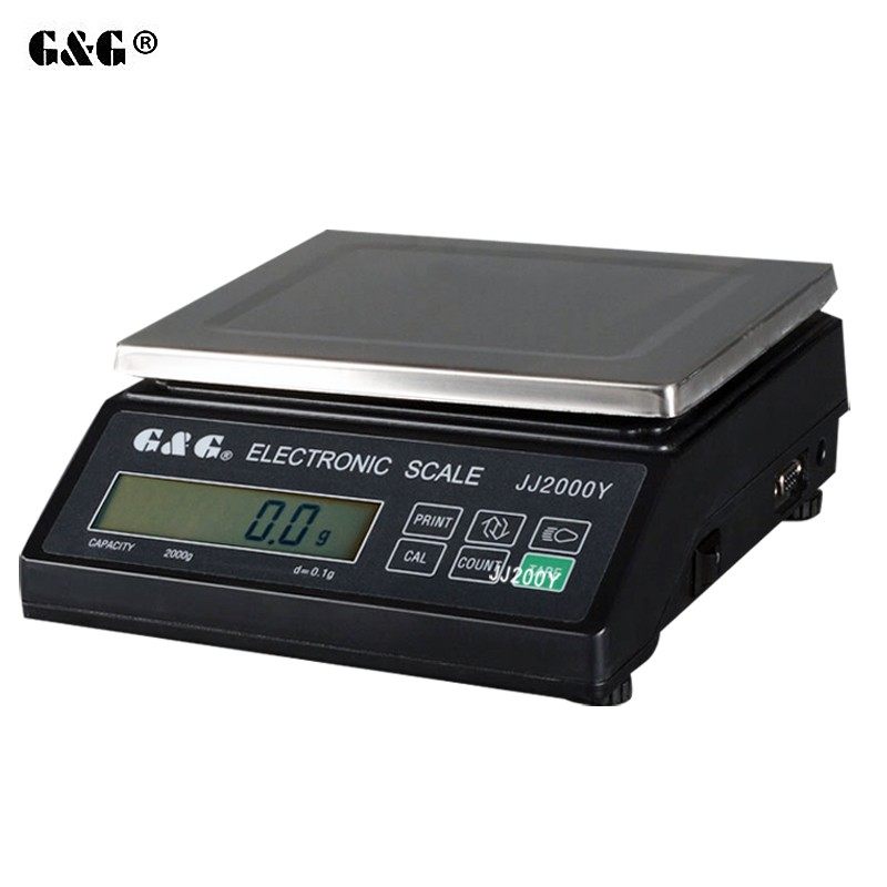 包邮双杰JJ100g高精度电子天平300g商业计数称500g精密1000g/00.1