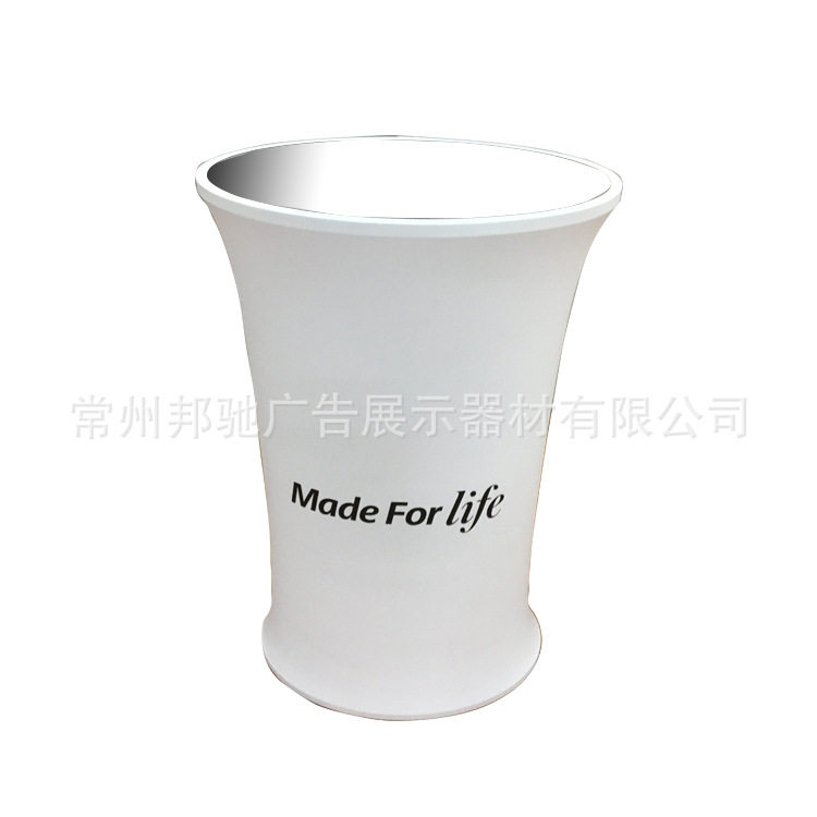 促销圆形吧台 常州厂家直销 热转移便携拆装形象台 迎宾接待台