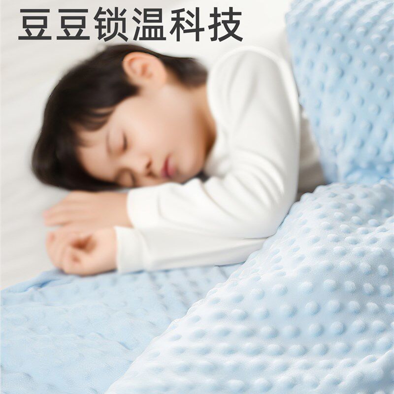 防踢被秋冬儿童被子加厚防寒防着凉睡被两用蹬不掉中大童护肚全棉