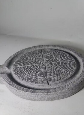 天然复古石磨茶盘家用简约排水式茶托石磨储水式干泡茶台功夫茶具