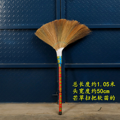 老式扫灰头发木地板客厅植物凤尾芒草金丝苗软苗扫地扫把扫帚笤帚