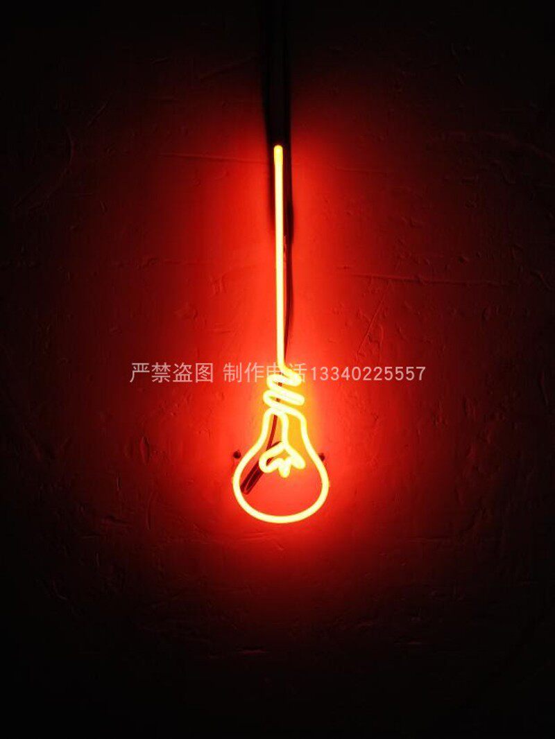 玻璃霓虹灯管字复古霓虹灯管酒吧霓虹灯字复古艺术霓虹灯发财發財