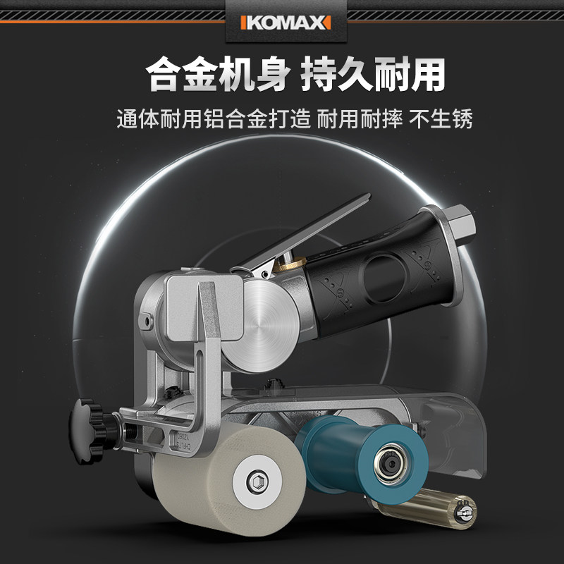 气动砂带机手持磨光机木工专用打磨抛光神器砂轮拉丝机条形打磨机