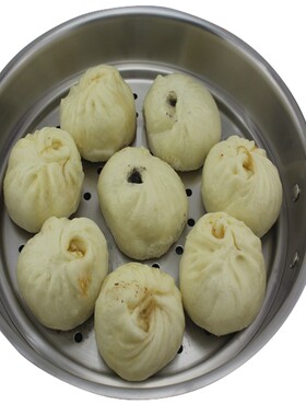 加厚18-10不锈钢蒸片篦子屉笼格304炒锅包子馒头垫片架28-36
