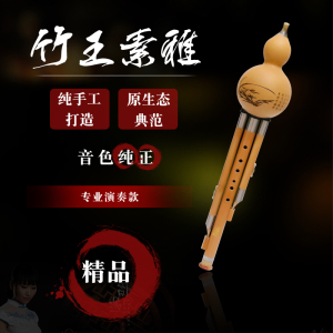 竹王素雅 木竹c调降b调成人儿童学生初学演奏专用葫芦丝云南乐器