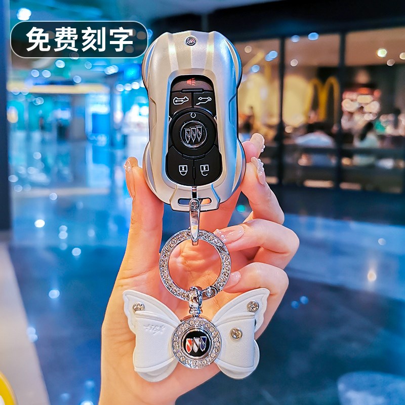 别克君威车钥匙套gl8昂科威plus威朗车扣微蓝6昂克拉昂科旗君越壳